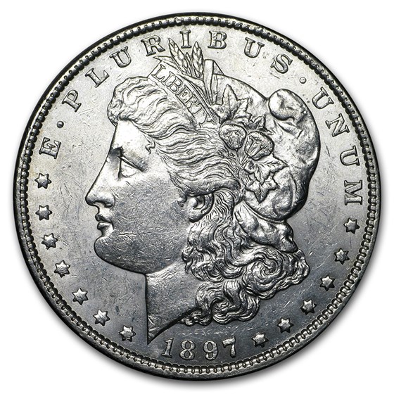 1897 Morgan Dollar AU 1897 Morgan Dollar AU